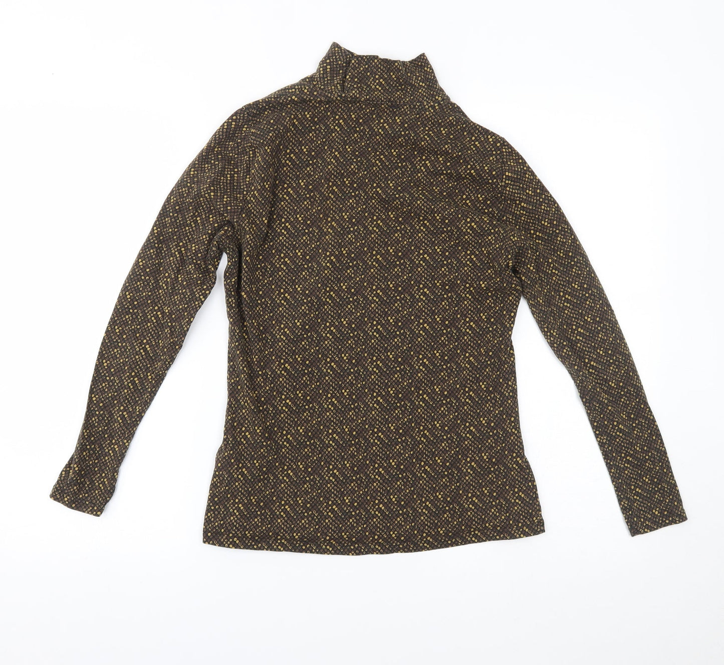 Womens UK Size 10 Marks and Spencer Brown Basic Blouse
