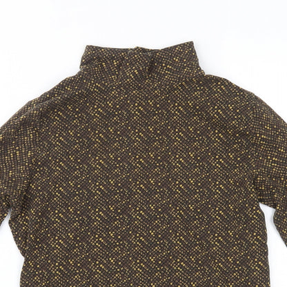 Womens UK Size 10 Marks and Spencer Brown Basic Blouse