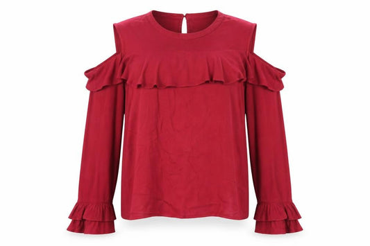 Avon Womens Red   Basic Blouse Size 14