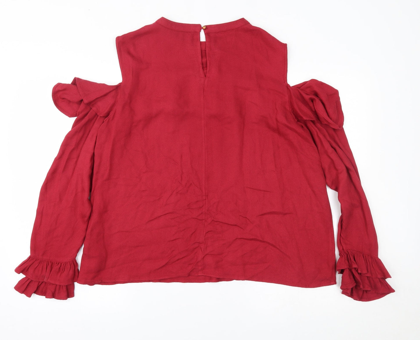 Avon Womens Red   Basic Blouse Size 14