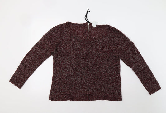 Womens UK Size M VERO MODA Purple Pullover Jumper