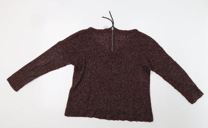 Womens UK Size M VERO MODA Purple Pullover Jumper
