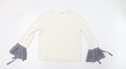 TU Womens Ivory   Pullover Jumper Size 14