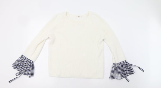 TU Womens Ivory   Pullover Jumper Size 14