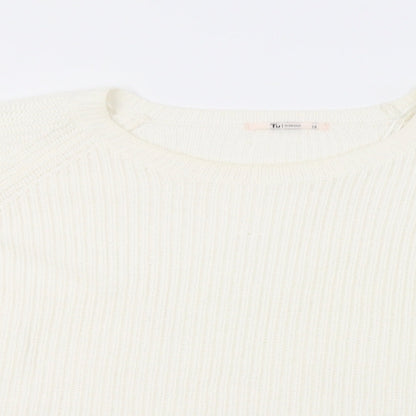 TU Womens Ivory   Pullover Jumper Size 14