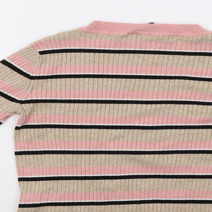 Womens UK Size M H&M Beige Pullover Jumper