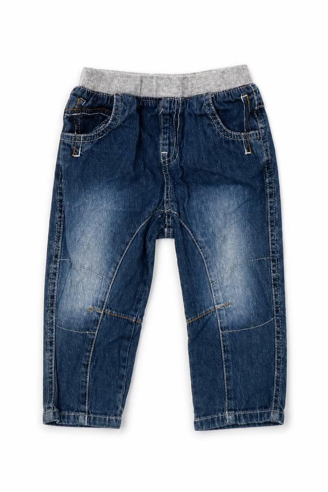 Front view of Tu Baby Blue Jogger Jeans, size 12-18, Months