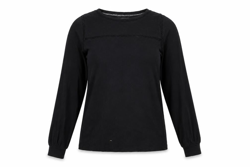 Womens UK Size 12 NEXT Black Henley Jumper