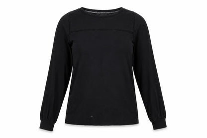 Womens UK Size 12 NEXT Black Henley Jumper