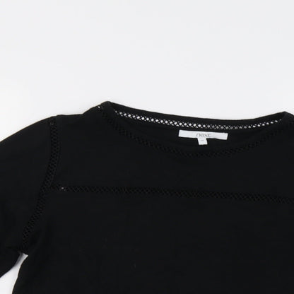 Womens UK Size 12 NEXT Black Henley Jumper