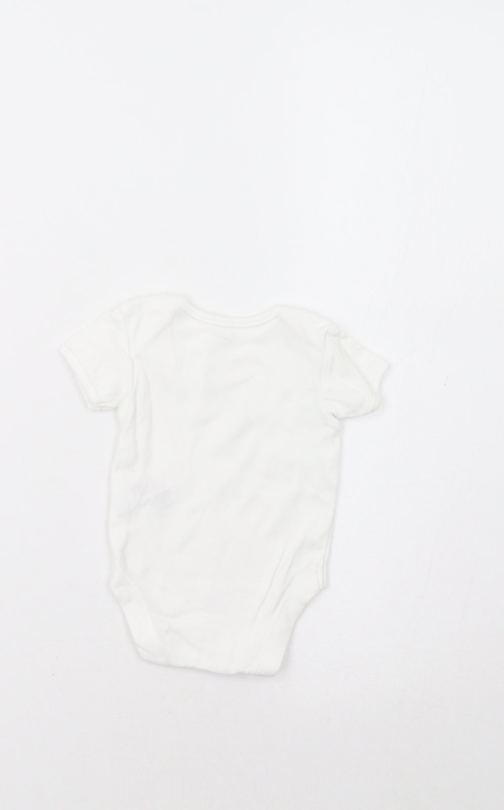 George Baby White   Romper One-Piece Size 0-3 Months  - Bunny & Bear