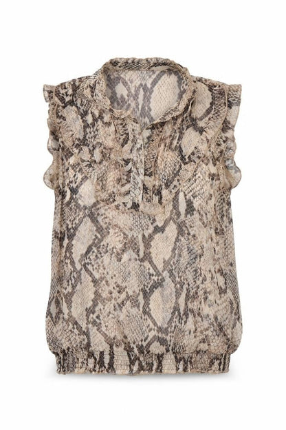 Womens UK Size 8 Debenhams Brown Basic Blouse