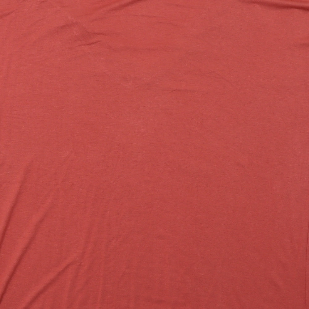 Womens UK Size 12 Peacocs Pink Basic T-Shirt
