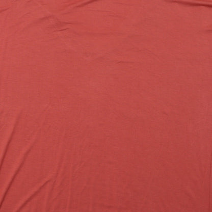 Womens UK Size 12 Peacocs Pink Basic T-Shirt