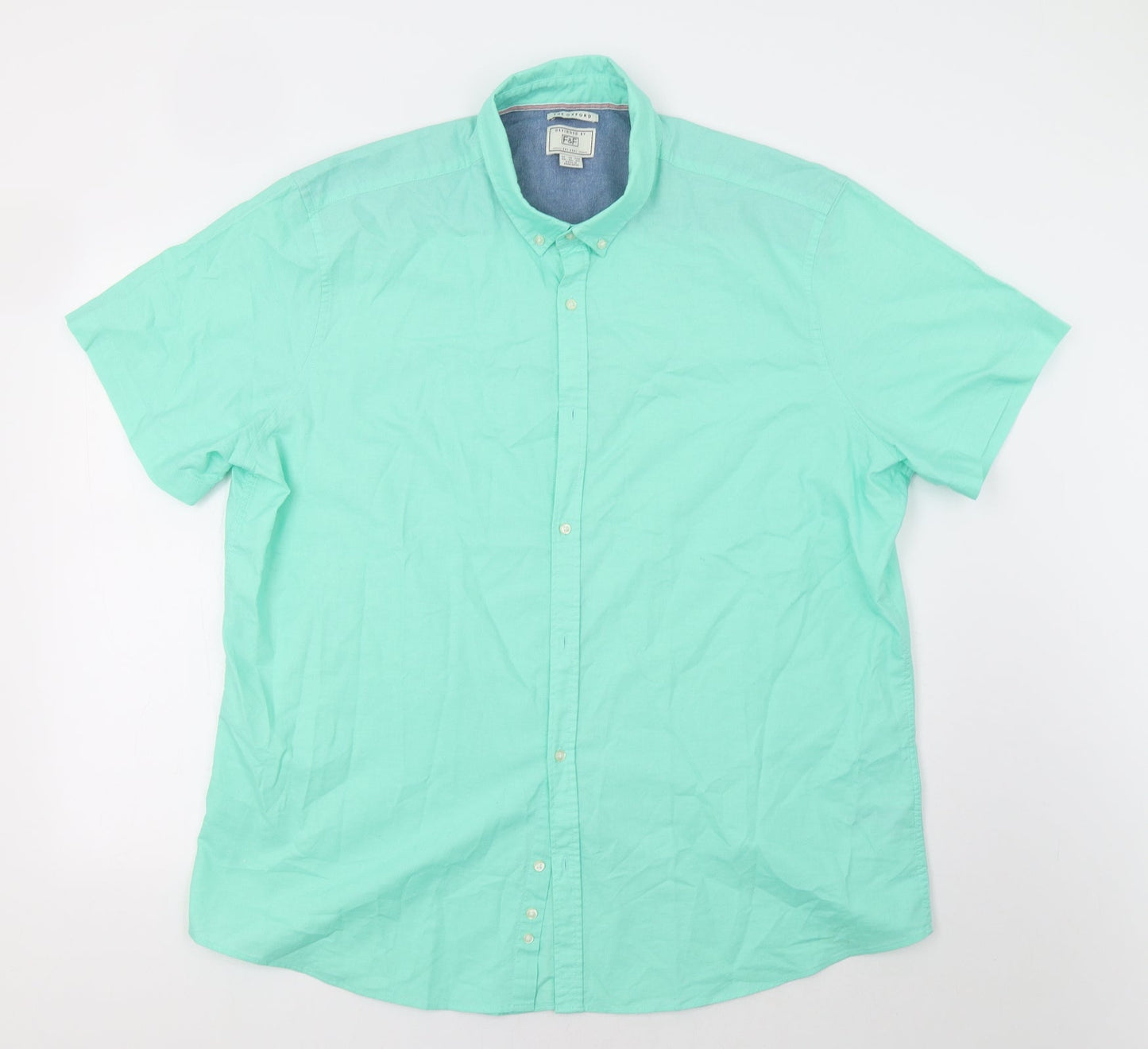 F&F Mens Green    Button-Up Size 2XL