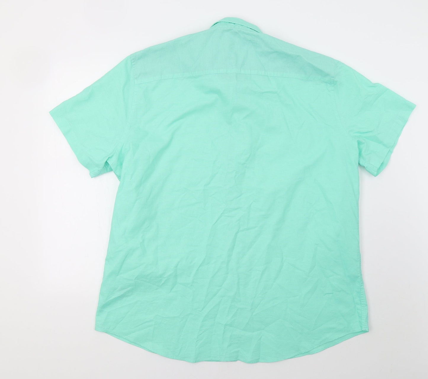 F&F Mens Green    Button-Up Size 2XL