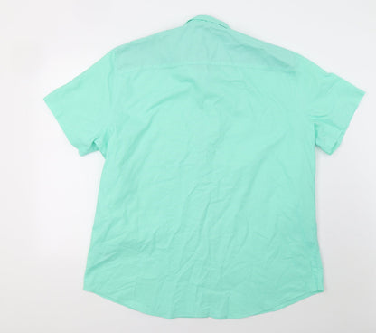 F&F Mens Green    Button-Up Size 2XL