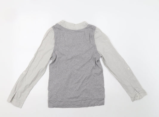 Womens UK Size 12 M&S Grey Pullover Jumper