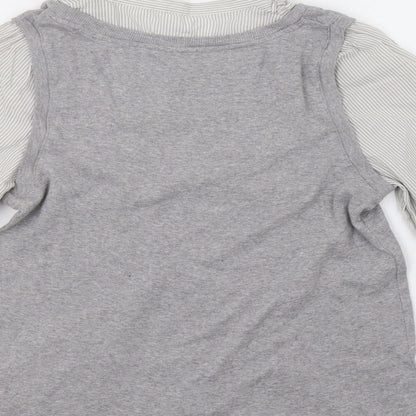 Womens UK Size 12 M&S Grey Pullover Jumper