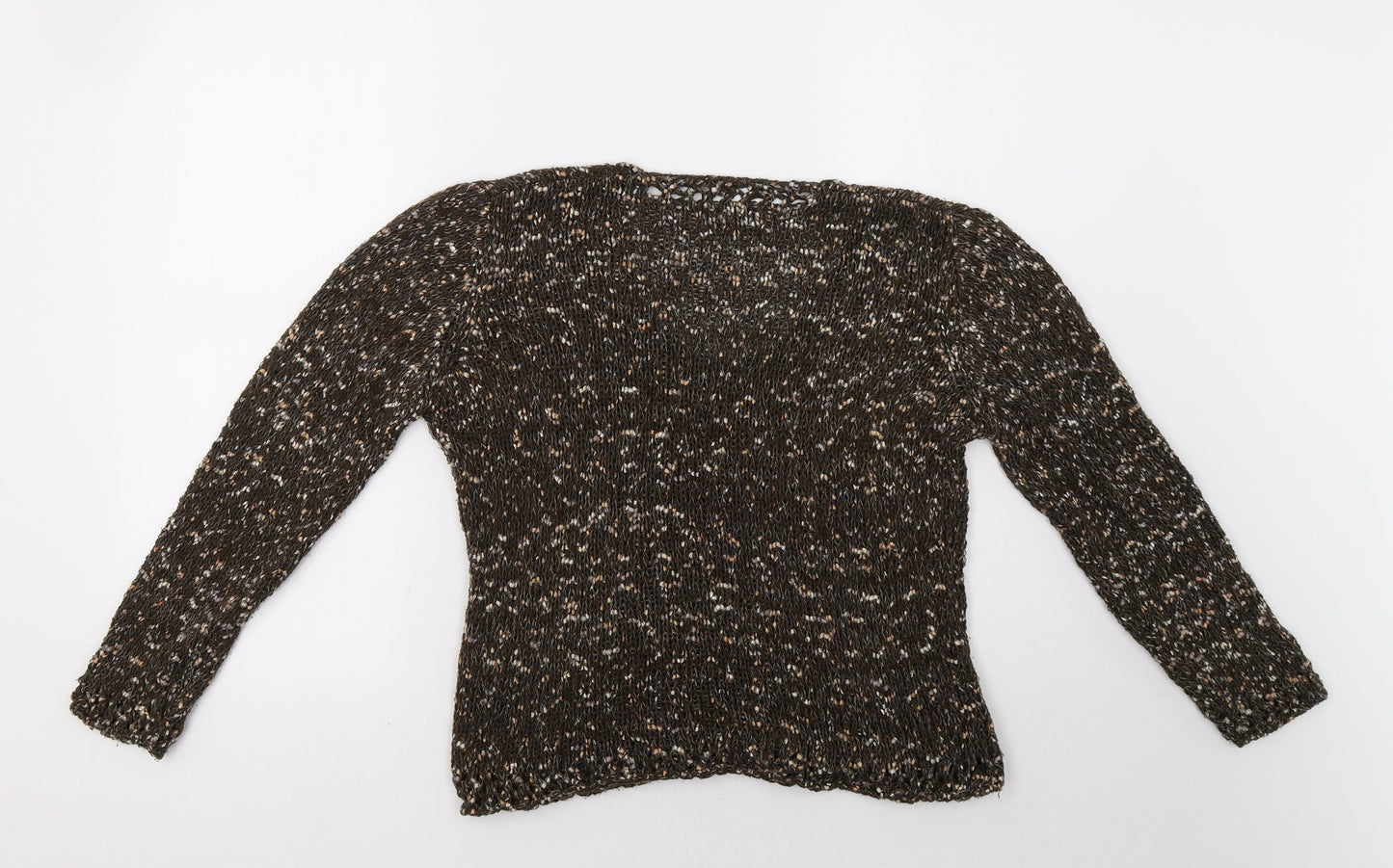 Womens UK Size L Made in Italy Green Pullover Jumper