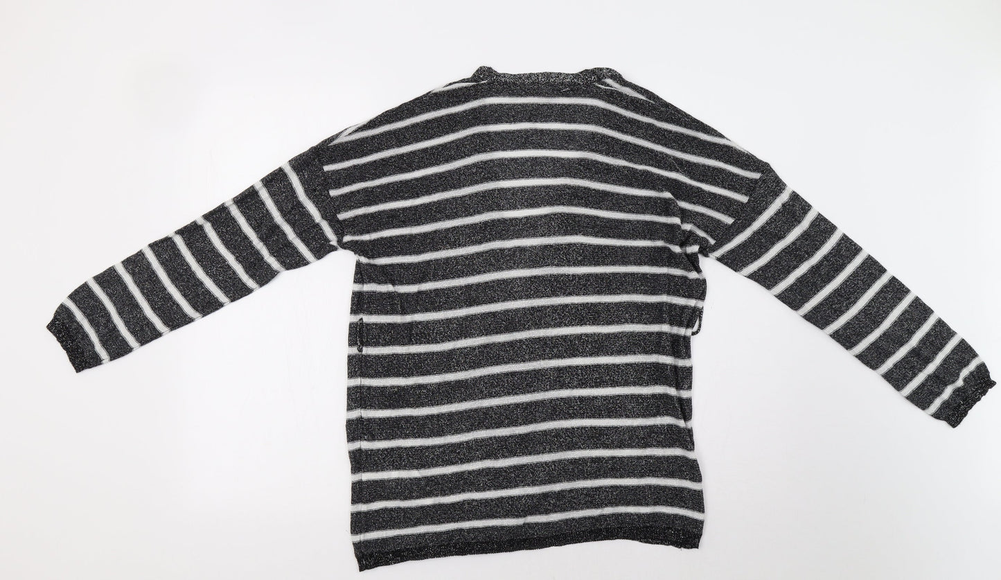 Womens UK Size M Koton Black Cardigan Jumper