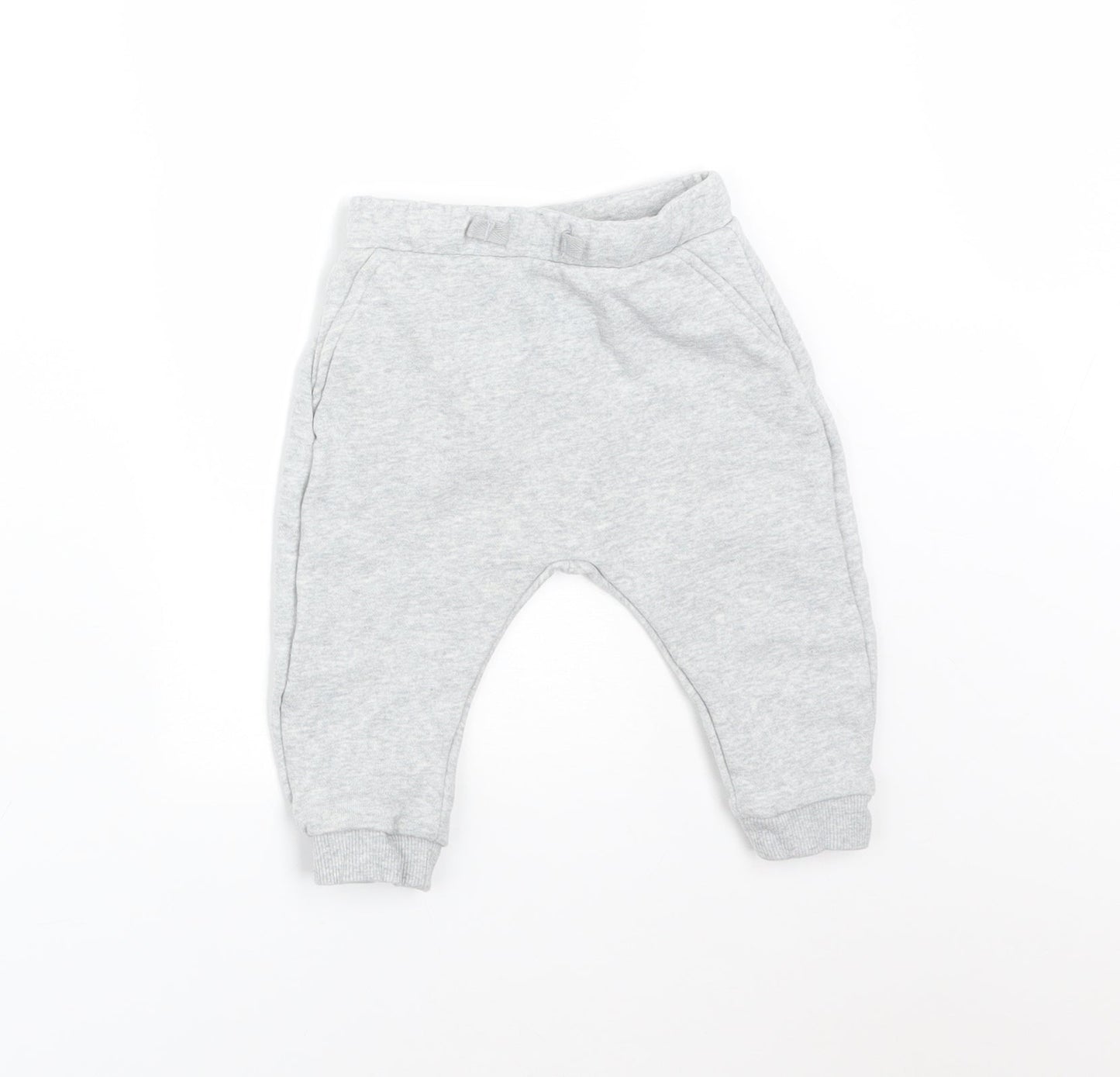 M&S Baby Grey   Jogger Leggings Size 6-9 Months