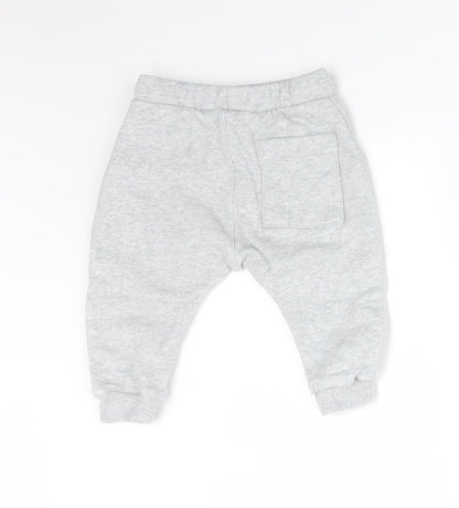 M&S Baby Grey   Jogger Leggings Size 6-9 Months