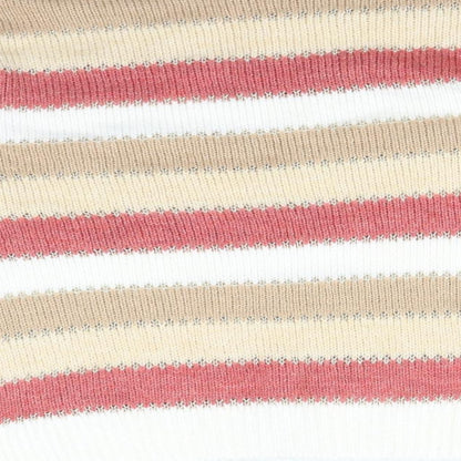 Peacocks Womens Multicoloured Striped  Pullover Sweatshirt Size L