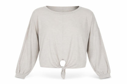 Womens UK Size L H&M Grey Basic T-Shirt