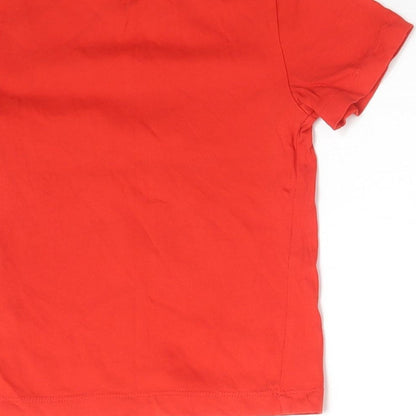 H&M Girls Red   Basic T-Shirt Size 3-4 Years  - BOAT