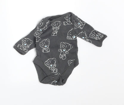 George Baby Grey   Babygrow One-Piece Size Newborn  - TEDDY