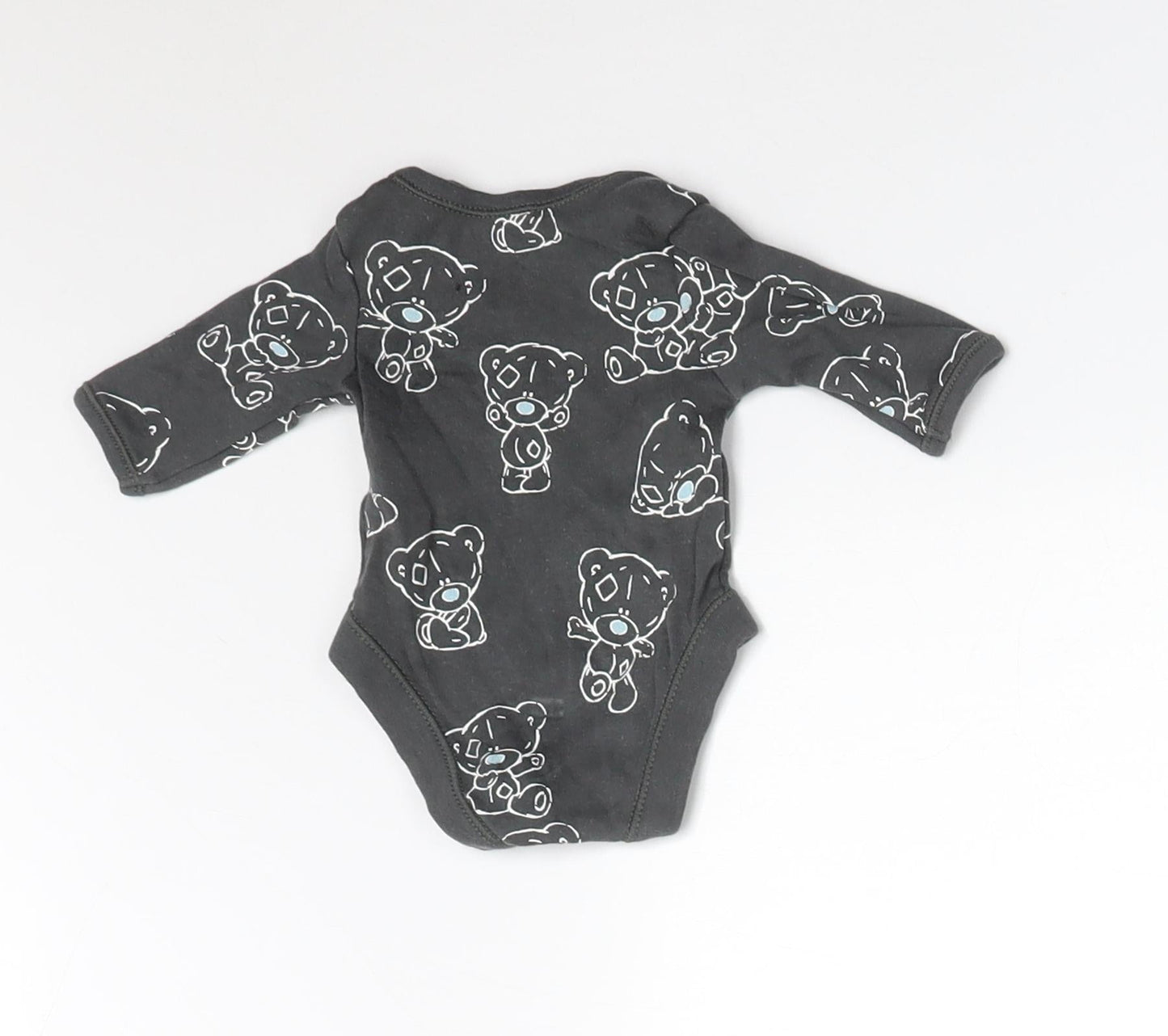 George Baby Grey   Babygrow One-Piece Size Newborn  - TEDDY