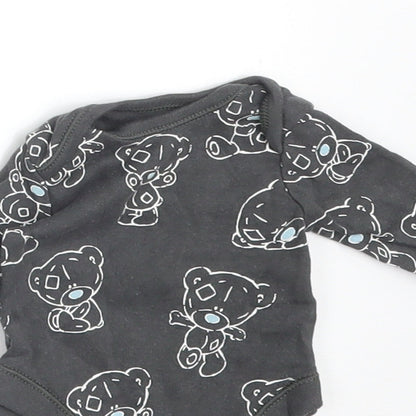 George Baby Grey   Babygrow One-Piece Size Newborn  - TEDDY