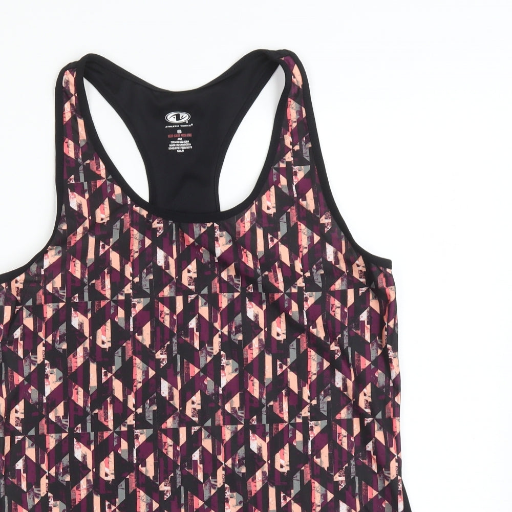 Womens UK Size S Athletic Works Multicoloured  Tank