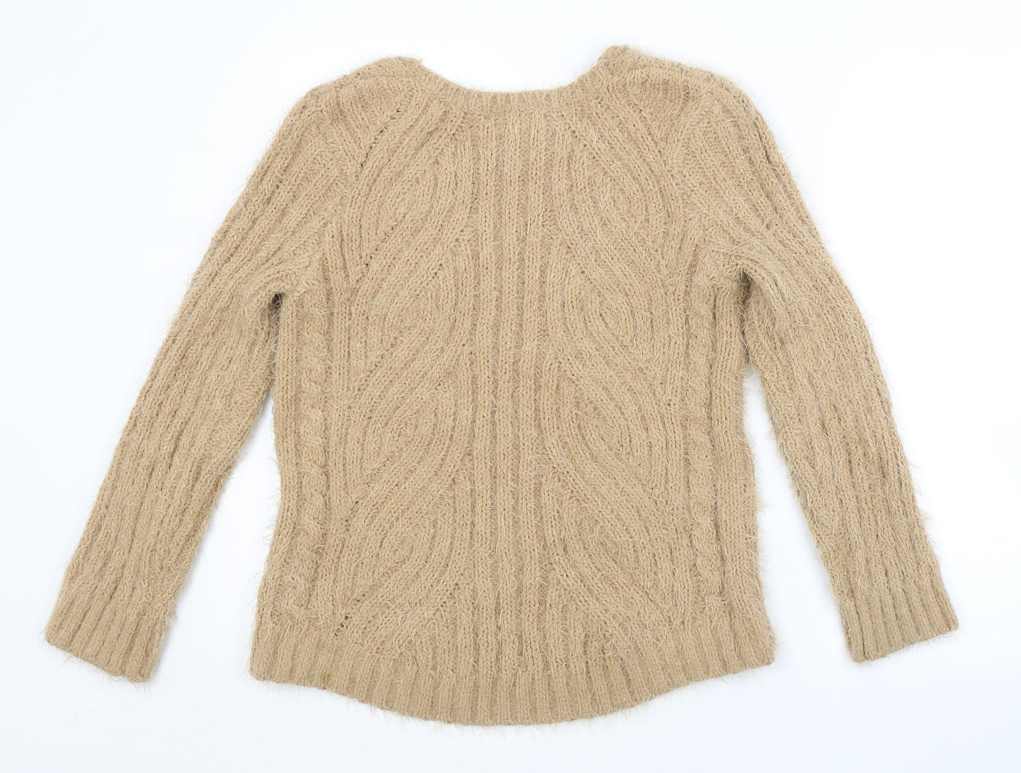 Womens UK Size M M&S Brown Pullover Jumper