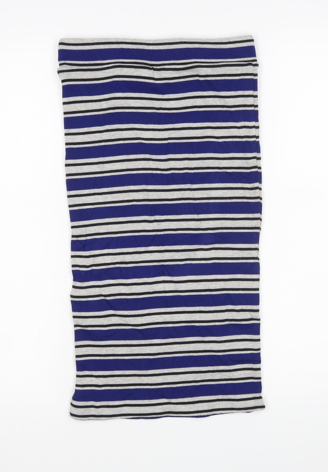 Bershka Womens Multicoloured Striped  Straight & Pencil Skirt Size S