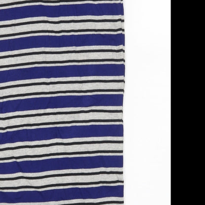 Bershka Womens Multicoloured Striped  Straight & Pencil Skirt Size S