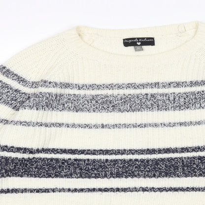 Womens UK Size M Originals Knitwear Multicoloured Pullover Jumper