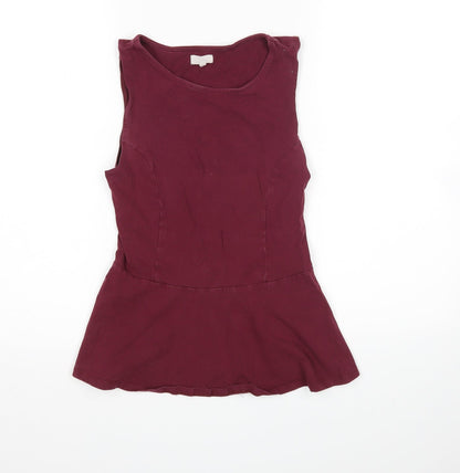Womens UK Size 10 New Look Purple Basic Tank