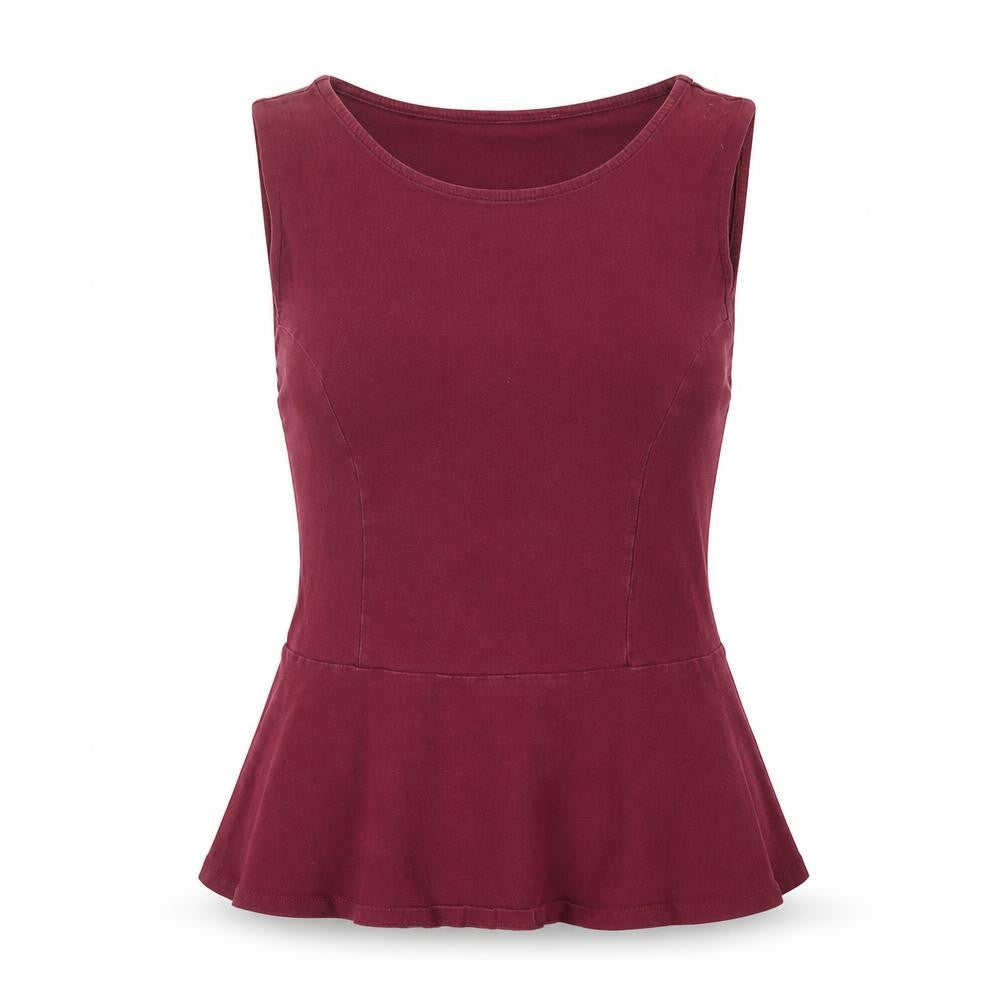 Womens UK Size 10 New Look Purple Basic Tank