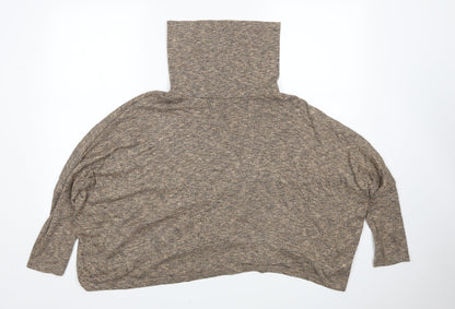 Womens UK Size 14 New Look Brown Pullover Jumper