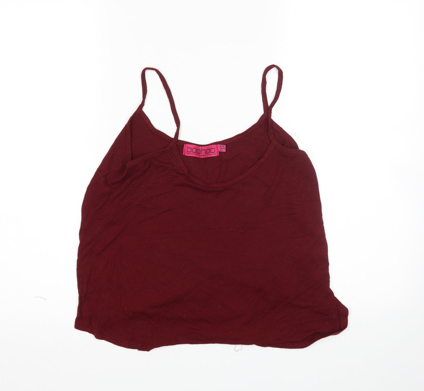 Boohoo Womens Red   Basic Tank Size 10