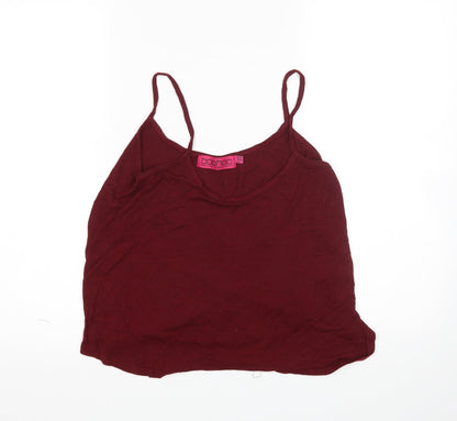 Boohoo Womens Red   Basic Tank Size 10