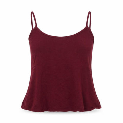 Womens UK Size 10 Boohoo Red Basic Tank