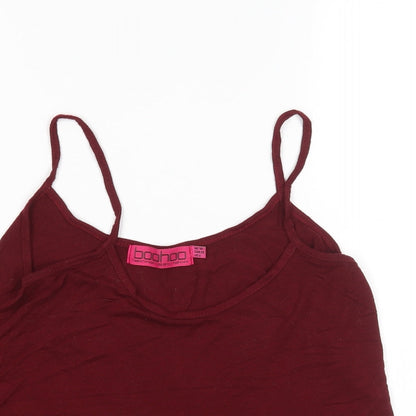 Boohoo Womens Red   Basic Tank Size 10