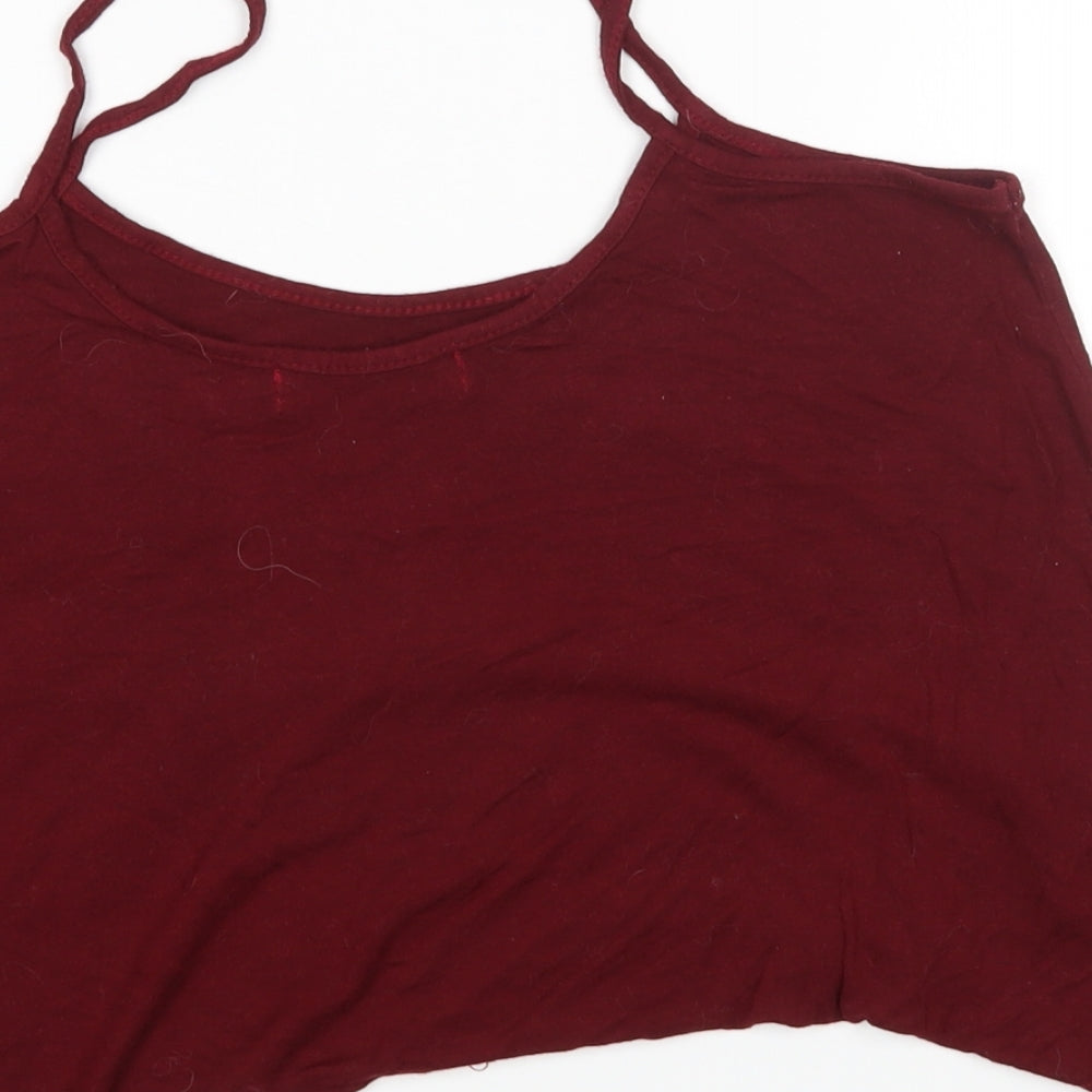 Boohoo Womens Red   Basic Tank Size 10
