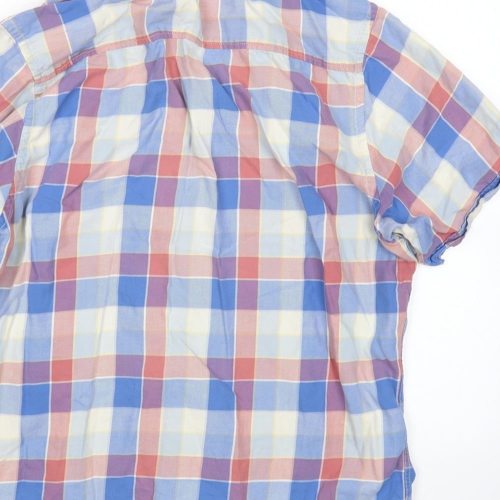 George Mens Multicoloured Check   Button-Up Size XL