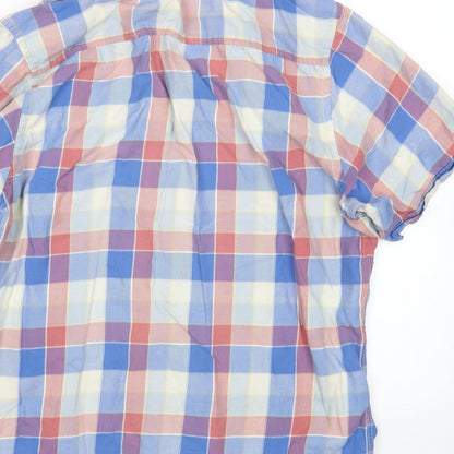 George Mens Multicoloured Check   Button-Up Size XL