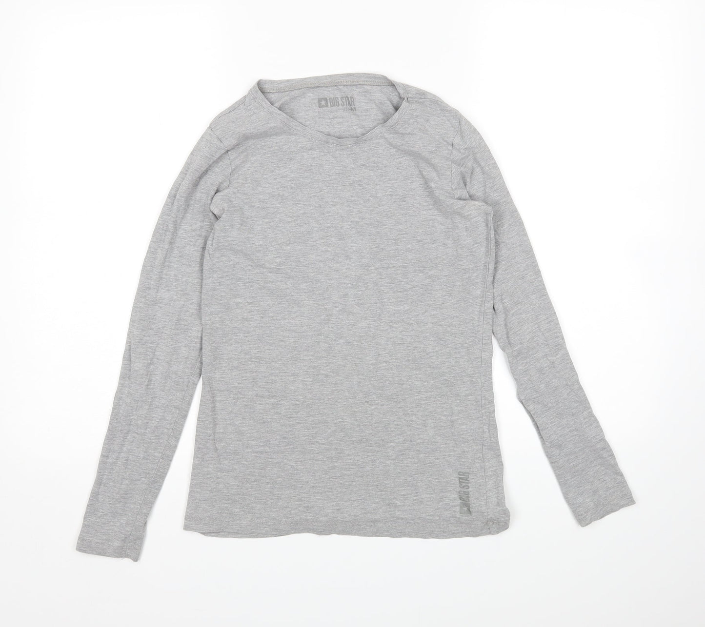 BIG STAR Womens Grey   Basic T-Shirt Size M