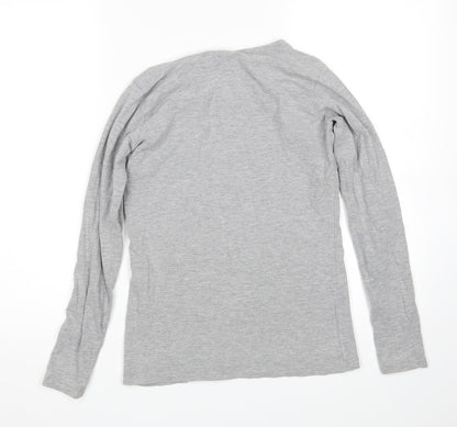 BIG STAR Womens Grey   Basic T-Shirt Size M